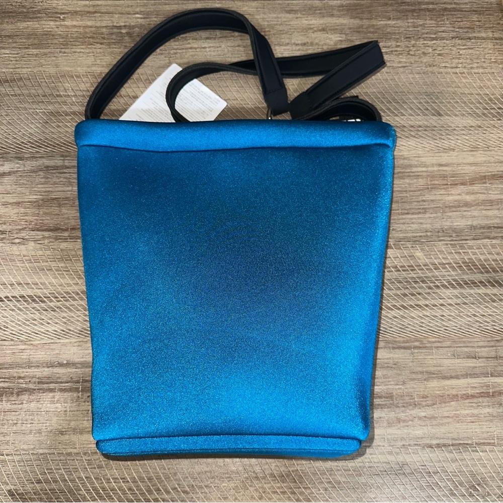 NWT Save My Bag T-Oilvia tote bag Metallics Blu Fondale - Picture 8 of 16